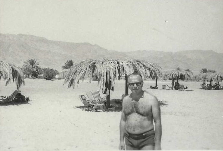 Jean on the Beach in Eilat