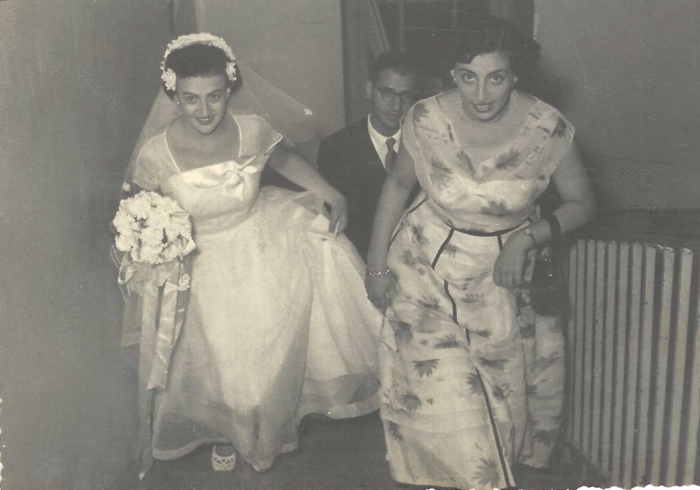 Edith and Clarice ( The sisters) at the wedding