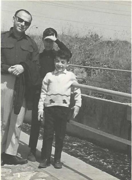 Dani Eytan and Jean at the Yarkon River 1968