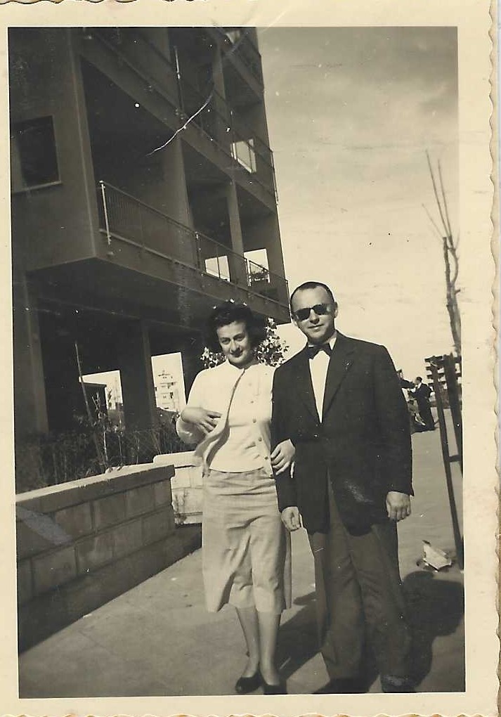 The Young Couple Jean and Clarice at Bloch Street Tel aviv