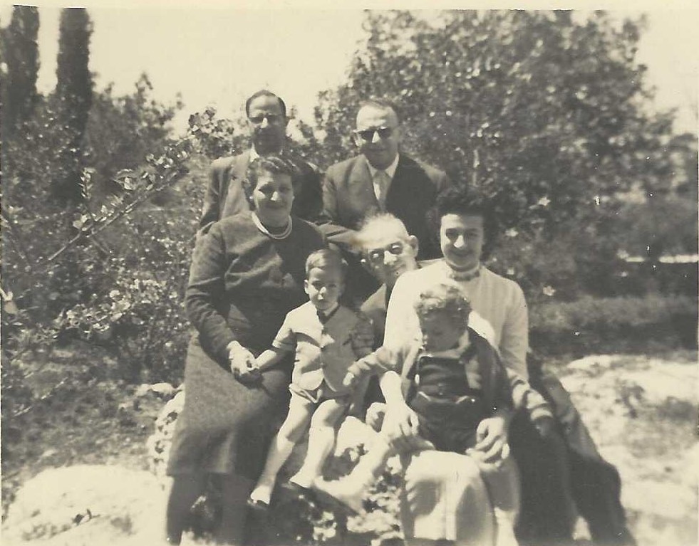 Moris Kahana Jean Omi (Cecilia) Opi (Abraham) Eli Kahana and Dani 1957