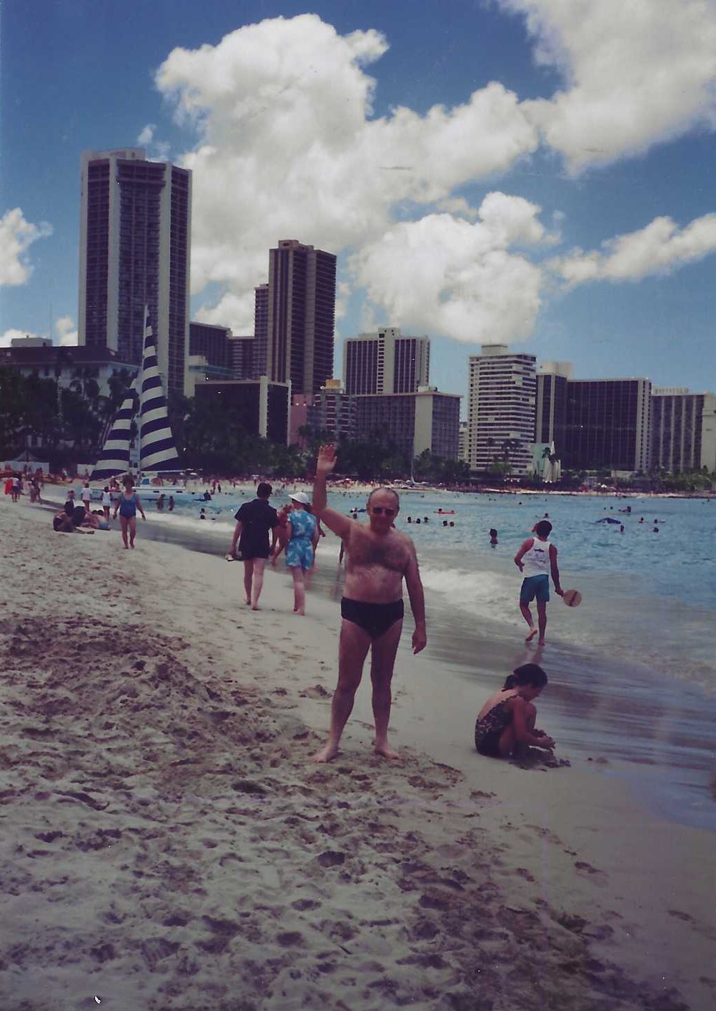 Aloha from Hawaii Beach 1988