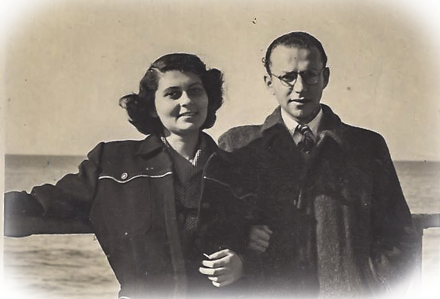 Jean and 1st Girlfriend in Israel 1952