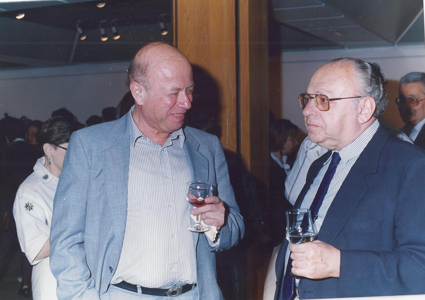 Professor Gilboa with Dr. Zekler