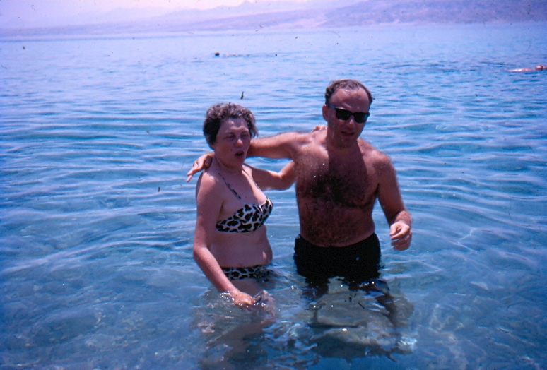 Jean and Aunt Moni Eilat 1967